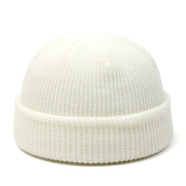 Ever Trend Haus White / OneSize Men Beanie Hat Winter Retro Products