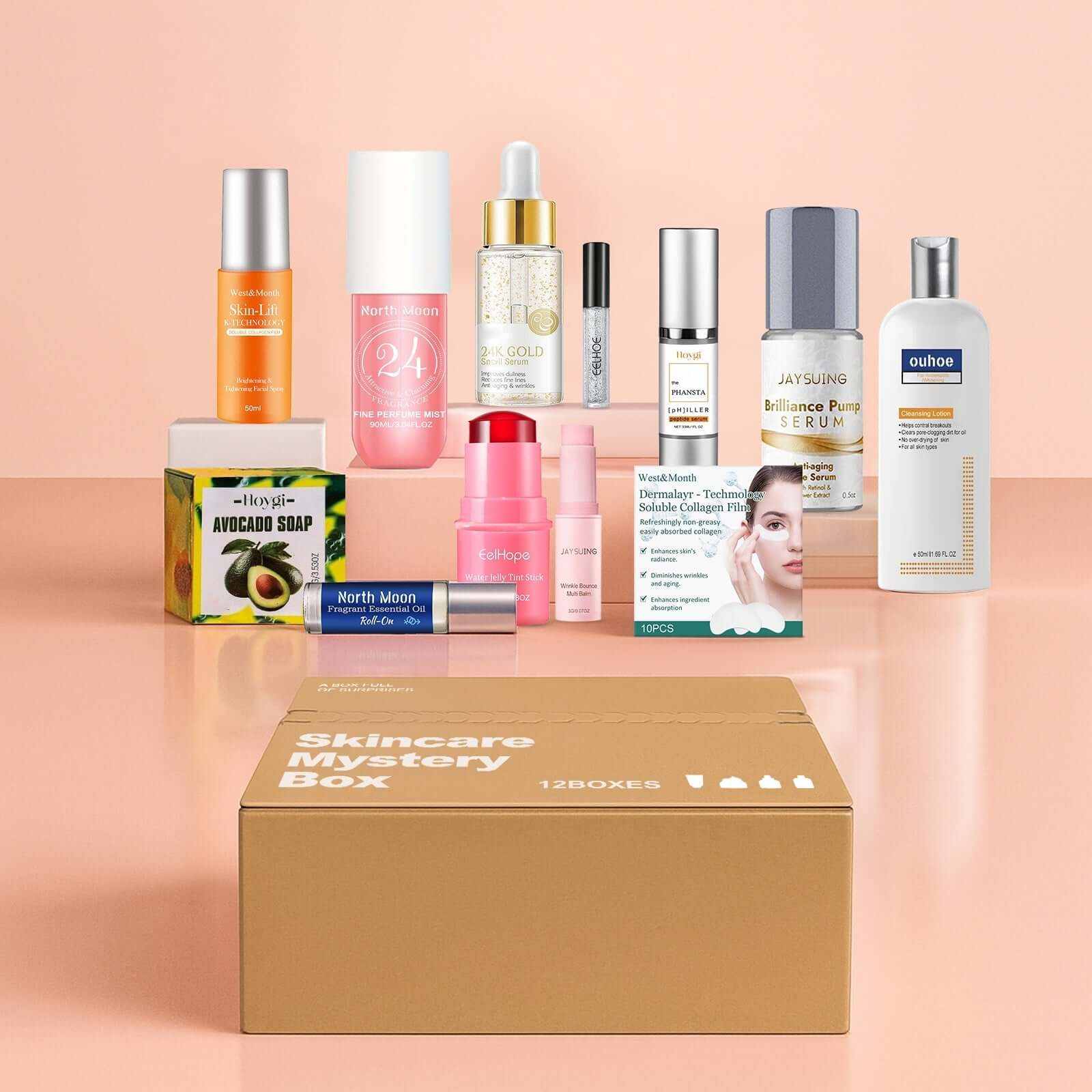 null 0 12BOXES Skincare Mystery Box Products
