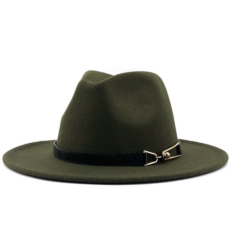 Ever Trend Haus Green / M Fedora British Vintage Ladies Woolen Hat Products