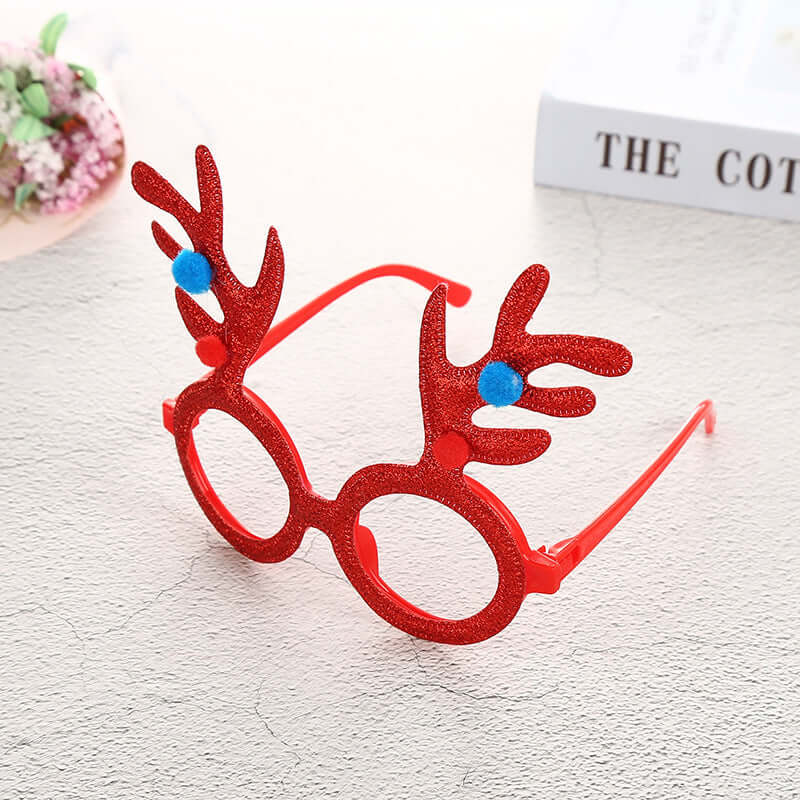 null 0 Random / Christmas fur ball antlers Christmas Children's Glasses Frame Products
