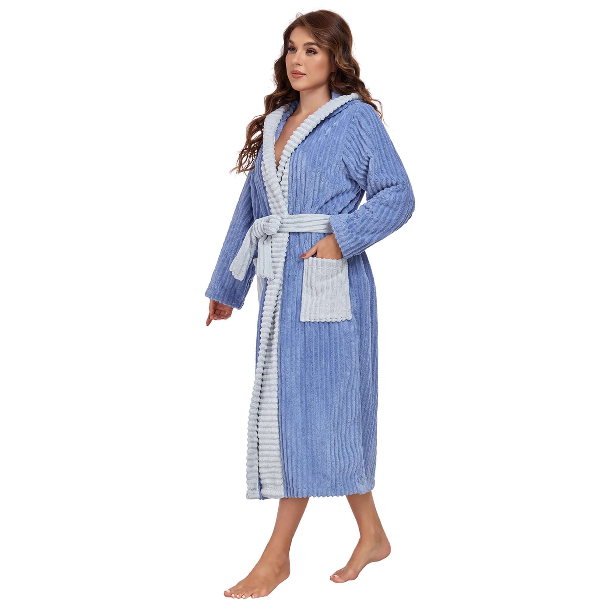 null 5 Fleece Plush Absorbency Robe For Women Products